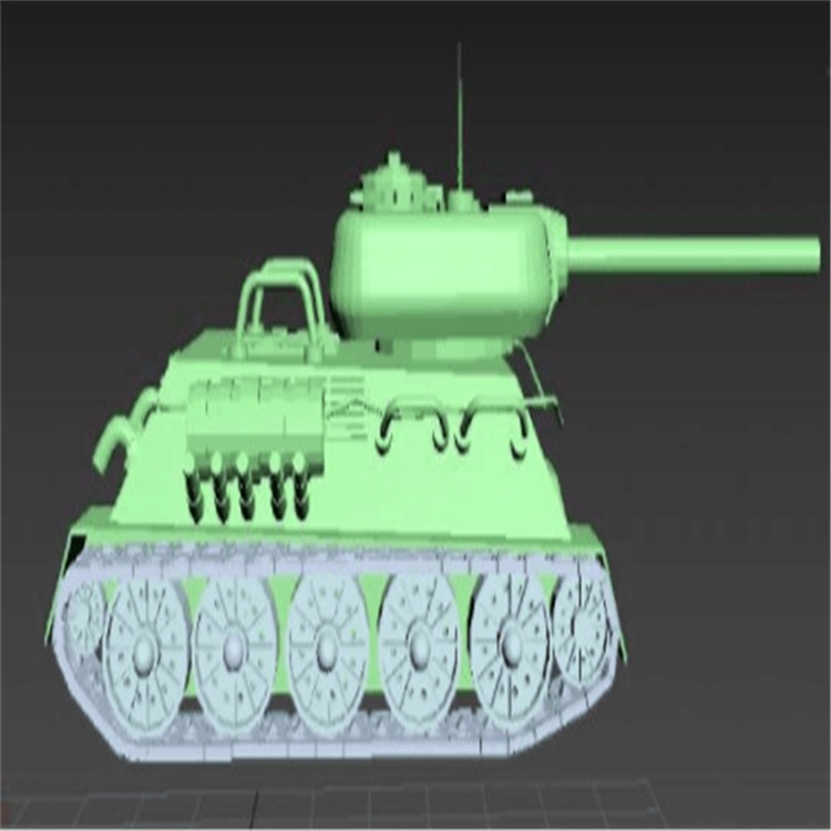 依兰充气军用坦克模型